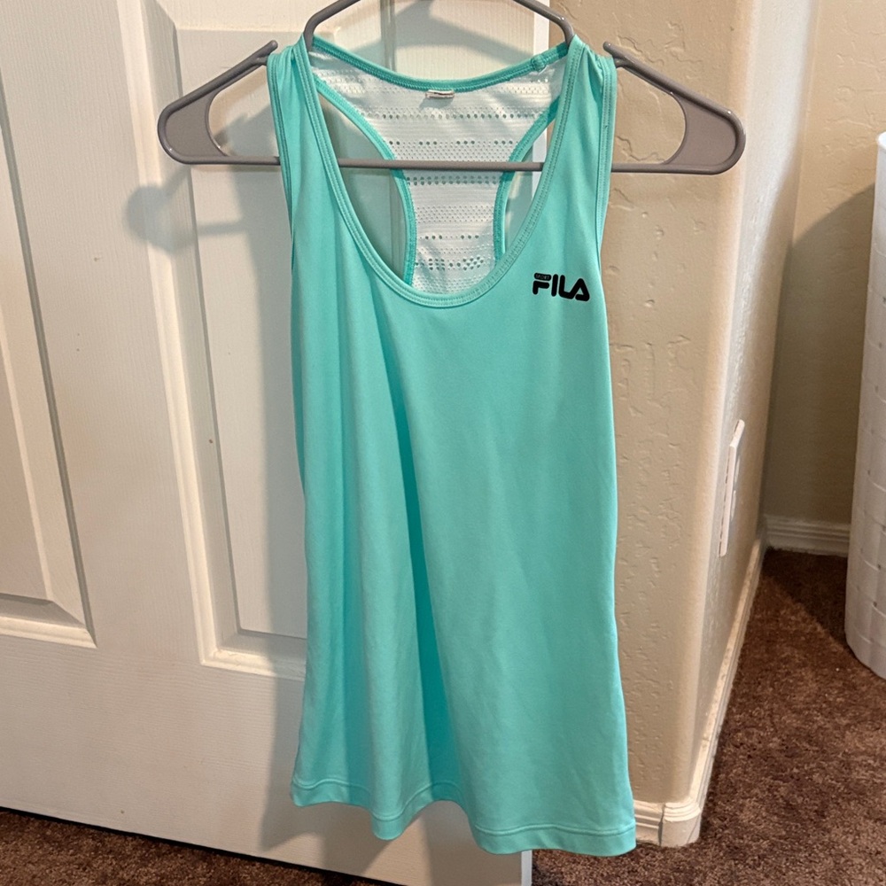 Fila Women's Light Blue Tank Top